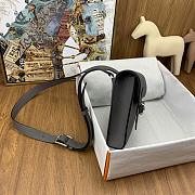 Fortok Hermès Sac A Depeches 21 Bag Grey 21cm Togo Leather - 5