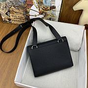 Fortok Hermès Sac A Depeches 21 Bag Black 21cm Togo Leather - 3