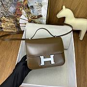 Fortok Hermes Constance 19cm S3 Brown With Silver Hardware - 2