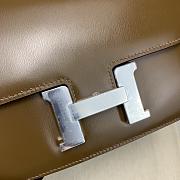 Fortok Hermes Constance 19cm S3 Brown With Silver Hardware - 3