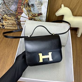 Fortok Hermes Constance 19cm S3 Black With Gold Hardware 