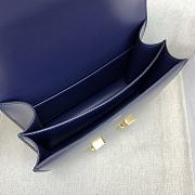 Fortok Hermes Constance 19cm Navy Blue With Gold Hardware - 2