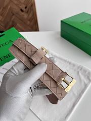 Fortok  Bottega Veneta belt taupe-pink Gold Hardware - 4