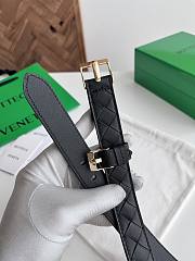 Fortok Bottega Veneta belt Black Gold Hardware - 2