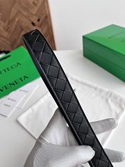 Fortok Bottega Veneta belt Black Silver Hardware - 6