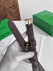 Fortok Bottega Veneta belt Brown Gold Hardware - 5