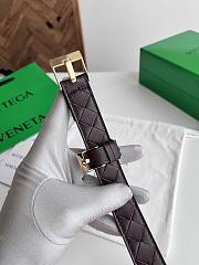 Fortok Bottega Veneta belt Brown Gold Hardware - 4