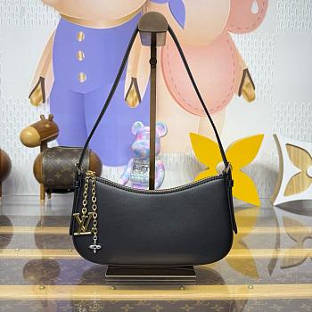 Fortok Louis Vuitton Pochette Bloom Black M25525 23x10x4CM