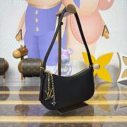 Fortok Louis Vuitton Pochette Bloom Black M25525 23x10x4CM - 6