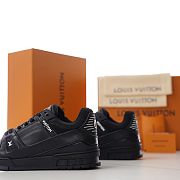 Fortok Louis Vuitton LV Trainer Sneaker 1AIKRP Denim Noir - 6