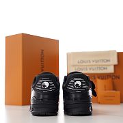 Fortok Louis Vuitton LV Trainer Sneaker 1AIKRP Denim Noir - 5