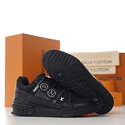 Fortok Louis Vuitton LV Trainer Sneaker 1AIKRP Denim Noir - 4