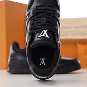 Fortok Louis Vuitton LV Trainer Sneaker 1AIKRP Denim Noir - 3