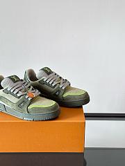 Fortok Louis Vuitton LV Trainer Outdoor Sneaker 1AHTG3 Green - 6