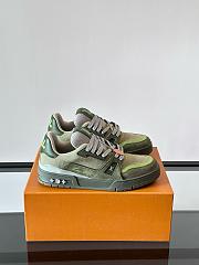 Fortok Louis Vuitton LV Trainer Outdoor Sneaker 1AHTG3 Green - 5