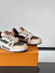Fortok Louis Vuitton LV Trainer Outdoor Sneaker Marron 1AHTFJ  - 2