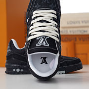 Fortok Louis Vuitton LV Trainer Sneaker Black - 5