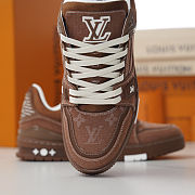 Fortok Louis Vuitton LV Trainer Sneaker Marron - 3