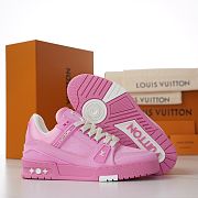 Fortok Louis Vuitton LV Trainer Sneaker Pink - 5