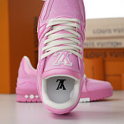 Fortok Louis Vuitton LV Trainer Sneaker Pink - 4