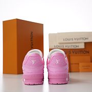 Fortok Louis Vuitton LV Trainer Sneaker Pink - 3