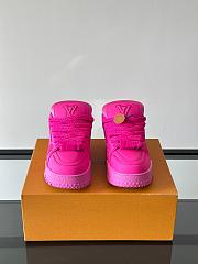 Fortok Louis Vuitton LV Trainer Sneaker Hot Pink - 5