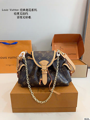 Fortok Louis Vuitton Odyssée Monogram Handbag 23x9x16cm