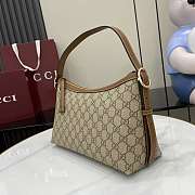 Fortok Gucci GG Emblem Medium Shoulder Bag Canvas Brown 30 x 19 x 11cm - 4