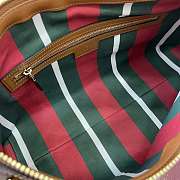 Fortok Gucci GG Emblem Medium Shoulder Bag Canvas Brown 30 x 19 x 11cm - 6