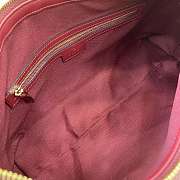 Fortok Gucci GG Emblem Medium Shoulder Bag Leather Rouge 30 x 19 x 11cm - 5