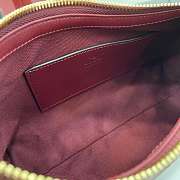 Fortok Gucci GG Emblem Mini Shoulder Bag Leather Rouge 22 x 14 x 8cm - 2