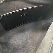 Fortok Gucci GG Emblem Mini Shoulder Bag Leather Black 22 x 14 x 8cm - 2