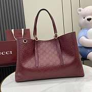 Fortok Gucci GG Emblem large tote bag Rouge 38 x 25 x 15 cm - 1