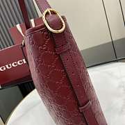 Fortok Gucci GG Emblem shoulder bag Rouge 24 x 26 x 10 cm - 5