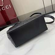 Fortok Gucci GG Mini Emblem shoulder bag Black 15 x 18 x 8 cm - 6