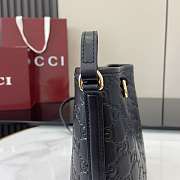 Fortok Gucci GG Mini Emblem shoulder bag Black 15 x 18 x 8 cm - 3