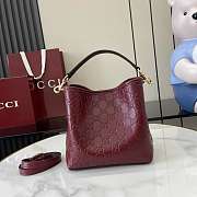 Fortok Gucci GG Mini Emblem shoulder bag Rouge 15 x 18 x 8 cm - 5