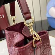 Fortok Gucci GG Mini Emblem shoulder bag Rouge 15 x 18 x 8 cm - 3