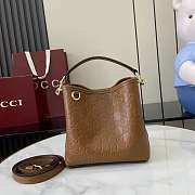Fortok Gucci GG Mini Emblem shoulder bag Brown 15 x 18 x 8 cm - 1