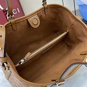 Fortok Gucci GG Emblem medium tote bag Brown 30 x 18 x 11 cm - 3