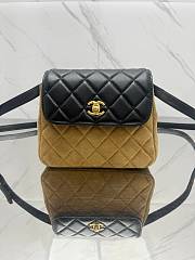 Fortok Chanel 25 Hobo Suede Calfskin Flap Bag 18.5*15*5cm - 1