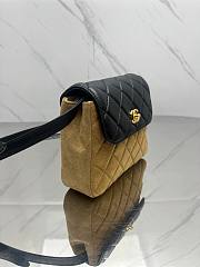 Fortok Chanel 25 Hobo Suede Calfskin Flap Bag 18.5*15*5cm - 6