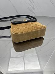 Fortok Chanel 25 Hobo Suede Calfskin Flap Bag 18.5*15*5cm - 5