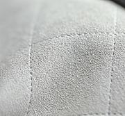 Fortok Chanel Shopping Bag Suede Calfskin & Lambskin White 36 x 24 x 14cm  - 2