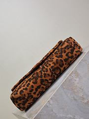 Fortok YSL Saint Laurent Calypso Chain Bag in pony hair leather leopard print 26×14×7cm - 4