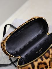 Fortok YSL Saint Laurent GABY vanity bag in pony hair leather Leopard Print 18x11x6.5cm - 6