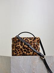 Fortok YSL Saint Laurent GABY vanity bag in pony hair leather Leopard Print 18x11x6.5cm - 4