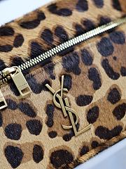 Fortok YSL Saint Laurent GABY vanity bag in pony hair leather Leopard Print 18x11x6.5cm - 3