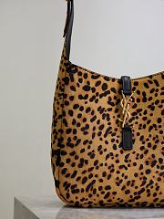 Fortok YSL Saint Laurent LE 5 À 7 supple small in pony hair leather Leopard print 23×22×8.5cm - 6