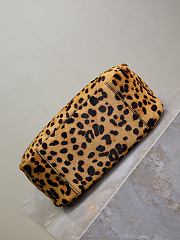 Fortok YSL Saint Laurent LE 5 À 7 supple small in pony hair leather Leopard print 23×22×8.5cm - 3